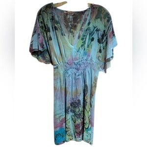 Daniel Benjamin sheer whimsical dress